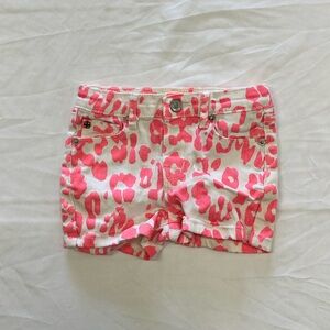 Hudson Jeans Pink and White Patterned Shorts